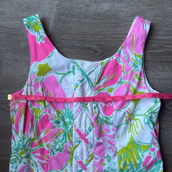 Lilly Pulitzer Don't Give A Cluck Cathy Shift Dress Size 2 - Picture 8 of 11